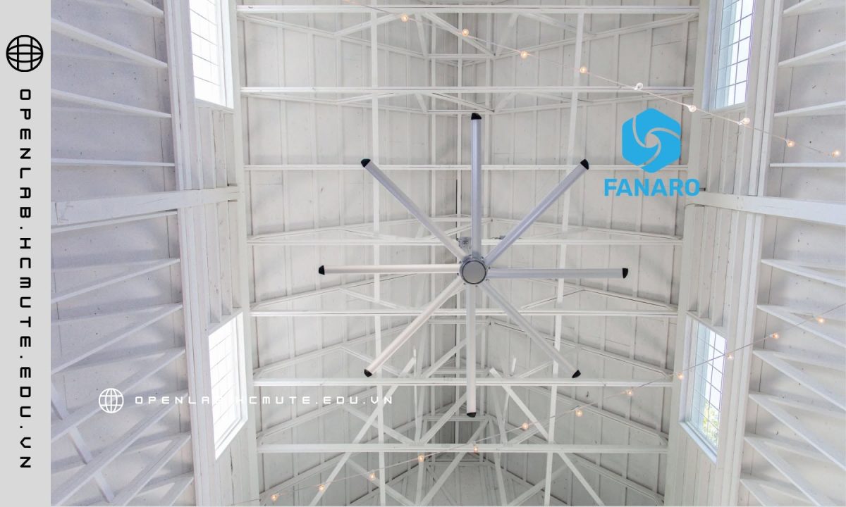 Ứng Dụng Quạt Công Nghiệp HVLS (High Volume Low Speed) Trong Nhà Xưởng: Nguyên Lý Khí Động Học, Thiết Kế Cơ Khí Và Bài Toán Tối Ưu Năng Lượng