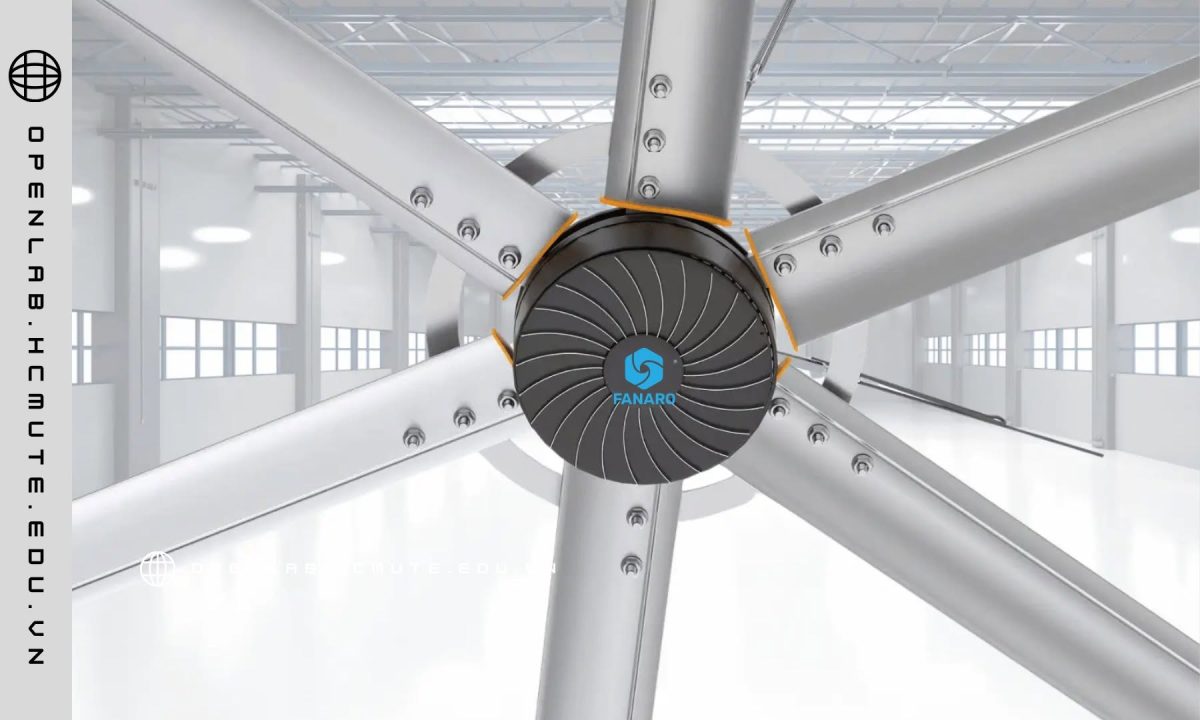 Quạt Trần Công Nghiệp HVLS Giá Tốt: Phân Tích Kỹ Thuật Động Cơ PMSM, Tiêu Chí ESG/Net Zero Và Bài Toán ROI So Với Các Công Nghệ Làm Mát Khác